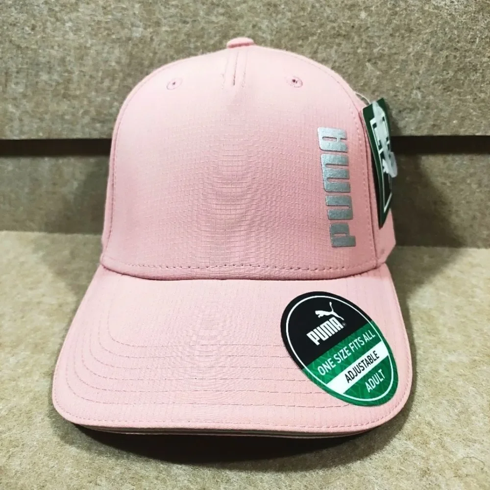 Puma Pink Structured Hat with Curved Brim Women -V